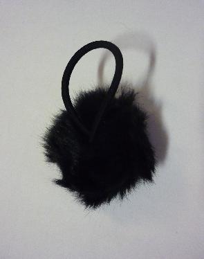 Flaufballe 7cm (10 Stuck), Schwarz